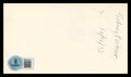 Sidney Poitier In The Heat of the Night Authentic Signed 3x5 Index Card BAS #BV04107