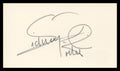 Sidney Poitier In The Heat of the Night Authentic Signed 3x5 Index Card BAS #BV01244