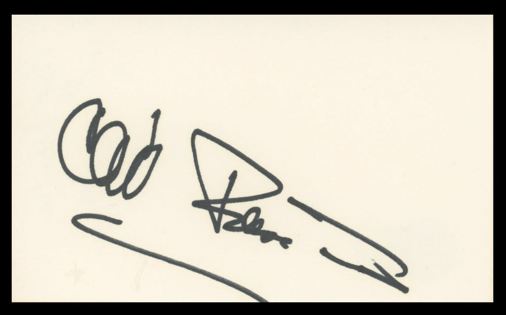 Cliff Robertson Charly Authentic Signed 3x5 Index Card Autographed BAS #BV59129