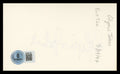 Glynis Johns Mary Poppins Authentic Signed 3x5 Index Card BAS #BV59132