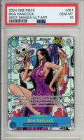 One Piece Graded: Boa Hancock Manga Alt Art OP07-051 500 Years in the Future PSA 10