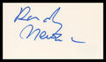Randy Newman Toy Story Authentic Signed 3x5 Index Card BAS #BV04124