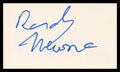 Randy Newman Toy Story Authentic Signed 3x5 Index Card BAS #BV04122
