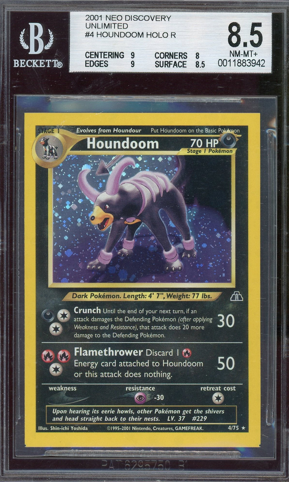BGS 8.5 Houndoom Holo R