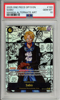 One Piece Graded: Sabo Manga Alt Art OP13-120 Carrying on His Will PSA 10