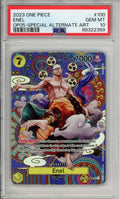 One Piece Graded: Enel Special Alt Art OP05-100 Awakening of a New Era PSA 10