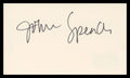 John Spencer The West Wing Authentic Signed 3x5 Index Card BAS #BV00119