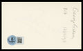 George Sidney The Three Musketeers Authentic Signed 3x5 Index Card BAS #BV59119