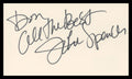 John Spencer The West Wing Authentic Signed 3x5 Index Card BAS #BV03162