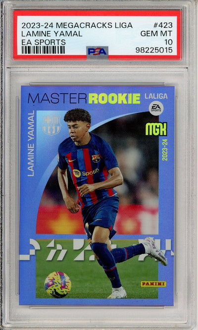Graded Topps: Lamine Yamal Master Rookie #423 EA Sports PSA 10