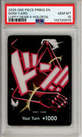 One Piece Graded: Don!! Card Luffy Gear 4 Holo PSA 10