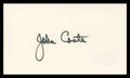John Conte The Man With The Golden Arm Signed 3x5 Index Card BAS #BV03160