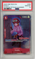 One Piece Graded: Koala P-069 Championship 25-26 Winner PSA 10