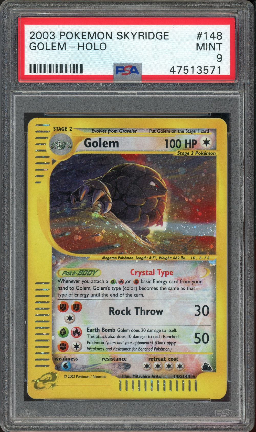 PSA 9 GOLEM-HOLO