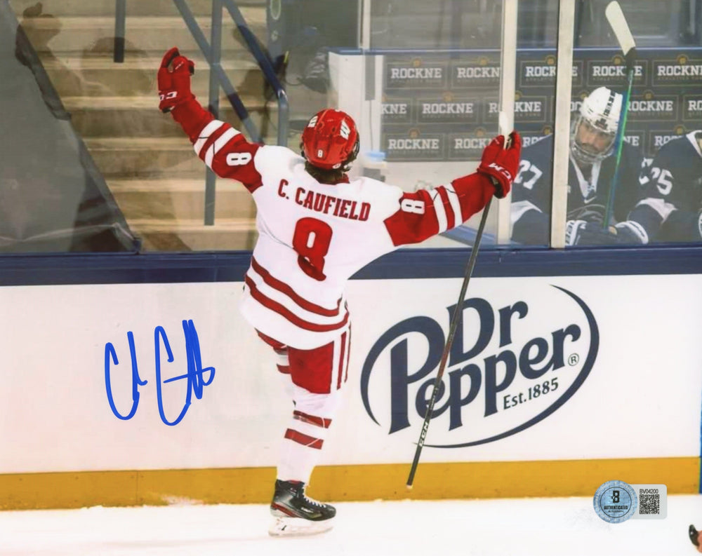Canadiens Cole Caufield Authentic Signed 8x10 Horizontal Photo BAS #BV04200