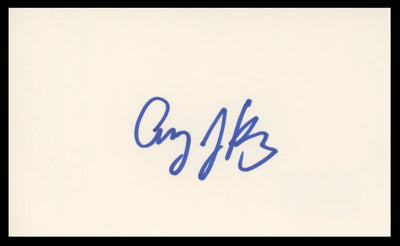 Amy Jo Johnson Power Rangers Authentic Signed 3x5 Index Card BAS #BV59056
