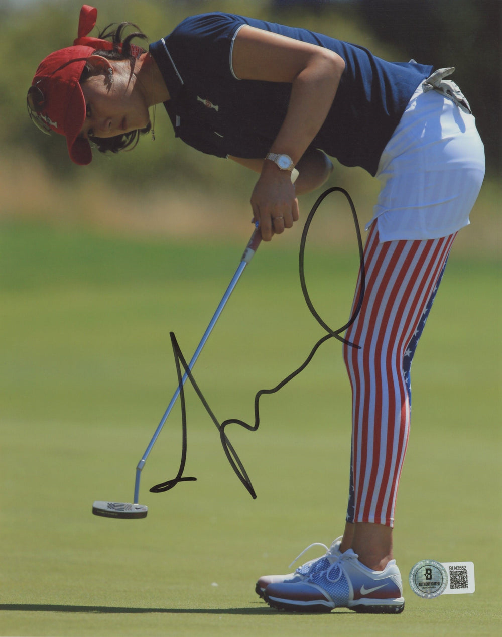 Michelle Wie LPGA Authentic Signed 8x10 Vertical Photo Autographed BAS #BU43552