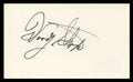 Woody Strode Spartacus Authentic Signed 3x5 Index Card BAS #BV59059