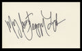 Peggy Lipton The Mod Squad My Best Authentic Signed 3x5 Index Card BAS #BV59031