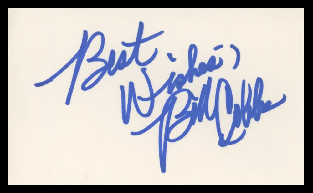 Bill Cobbs Night at the Museum Authentic Signed 3x5 Index Card BAS #BV59027