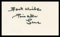 Priscilla Lane Arsenic And Old Lace Authentic Signed 3x5 Index Card BAS #BV59023