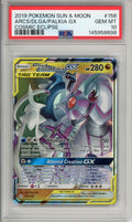 Pokemon Graded: Arceus & Dialga & Palkia GX 156/236 Cosmic Eclipse (2019) Holo PSA 10