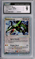 Pokemon Graded: Rayquaza ex 97/97 EX Dragon (2003) Holo CGC 9
