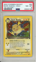 Pokemon Graded: Dark Raichu 1st Edition 83/82 Team Rocket (2000) Holo PSA 8