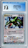 Pokemon Graded: Rayquaza ex 97/97 EX Dragon (2003) Holo CGC 7.5