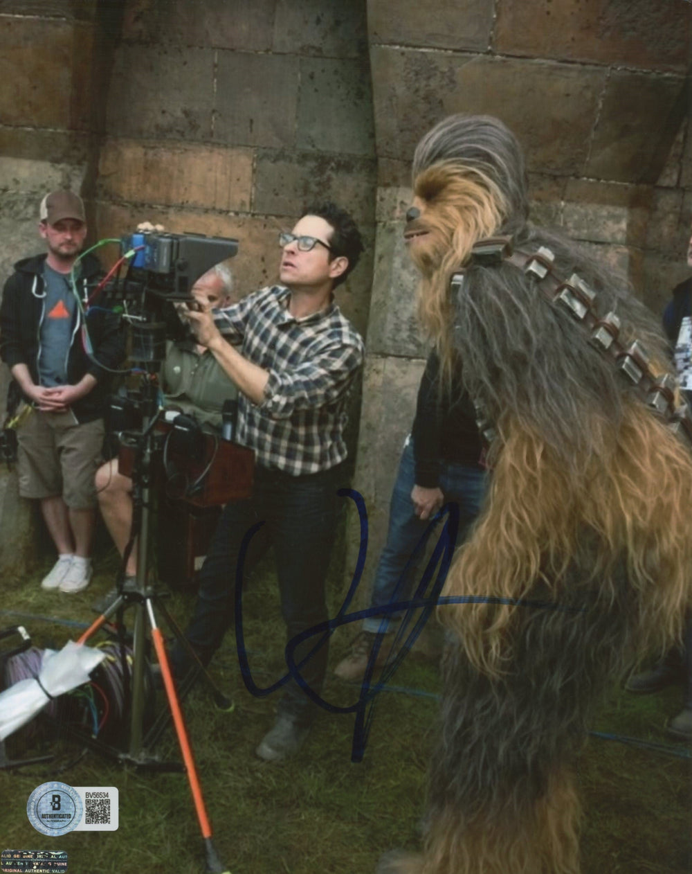 J.J. Abrams Star Wars The Force Awakens Authentic Signed 8x10 Photo BAS #BV56534