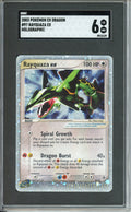 Pokemon Graded: Rayquaza ex 97/97 EX Dragon (2003) Holo SGC 6