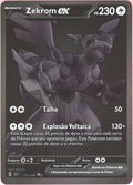 Pokemon Single: Portuguese Zekrom ex 172/86 Black Bolt (2025) Black Monochrome NM