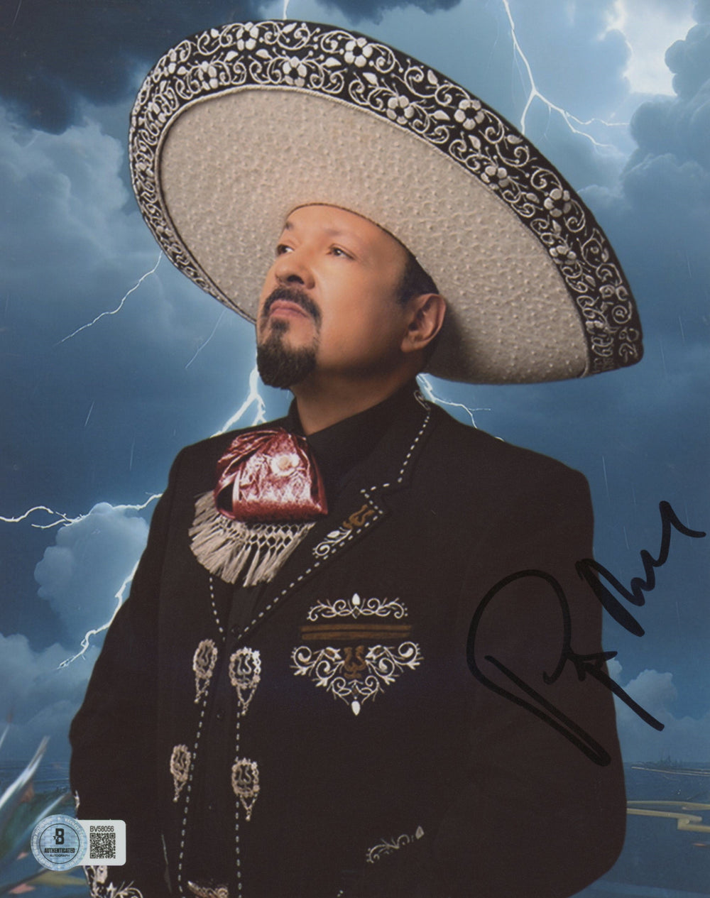 Pepe Aguilar Musician Authentic Signed 8x10 Photo Autographed BAS #BV58056