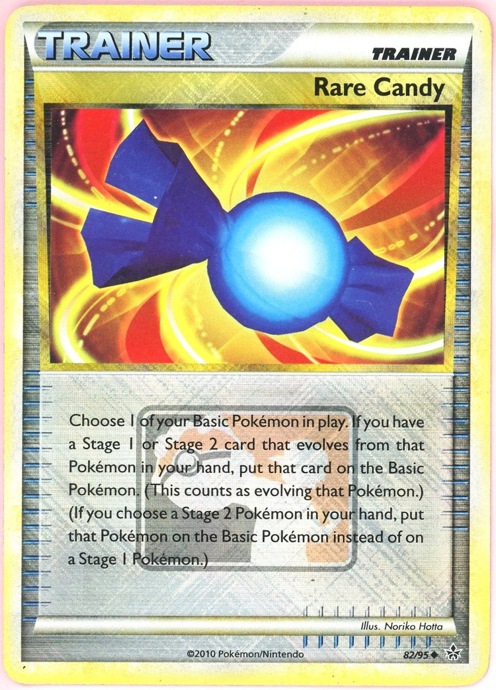 Pokemon Single: Trainer Rare Candy 82/95 League Promo Unleashed (2010) Reverse Foil MP