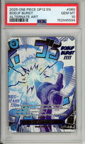 One Piece Graded: Boeuf Burst OP12-060 Legacy Of The Master Alternate Art PSA 10