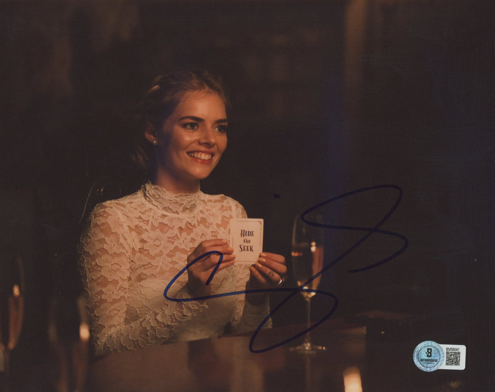 Samara Weaving Ready or Not Authentic Signed 8x10 Photo Autographed BAS #BV58041
