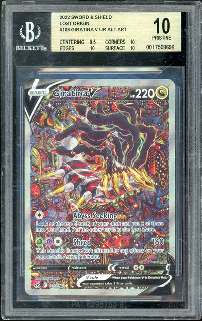GIRATINA V 186 BGS10 (SMALL CRACK)
