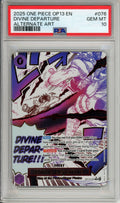 One Piece Graded: Divine Departure OP13-076 Carrying On His Will Alternate Art PSA 10