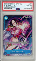 One Piece Graded: Boa Hancock OP07-051 500 Years In The Future Alternate Art PSA 10