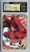 One Piece Graded: Monkey D. Luffy ST01-012 Awakening of New Era (2023) 1st Anniversary Signed CGC Pristine 10