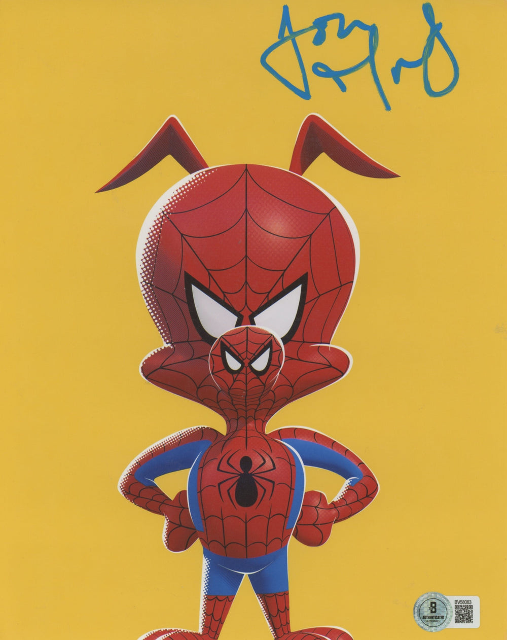 John Mulaney Spider-Man: Into The Spider-Verse Signed 8x10 Photo BAS #BV58083