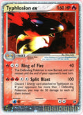 Pokemon Single: Typhlosion ex 99/100 Sandstorm (2003) Holo NM