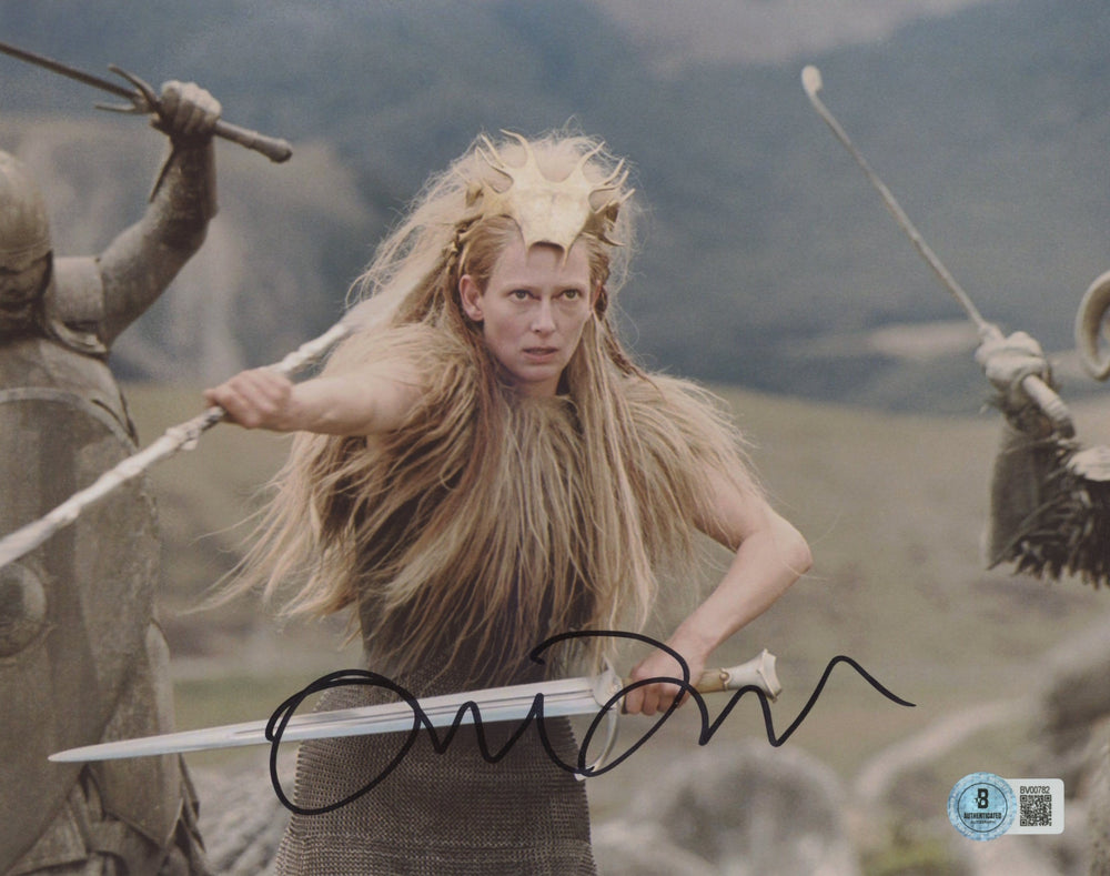 Tilda Swinton The Chronicles of Narnia Authentic Signed 8x10 Photo BAS #BV00782