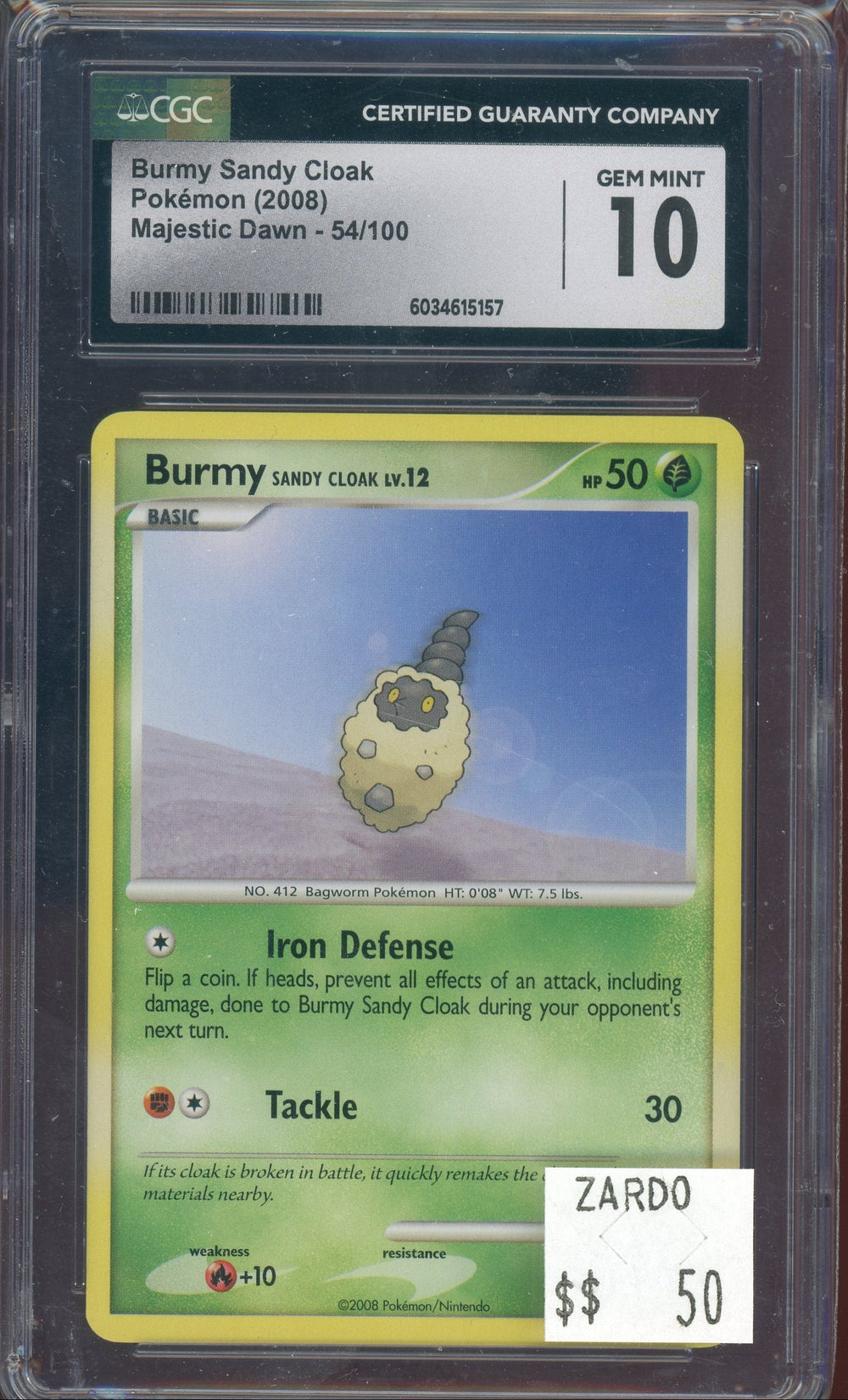 CGC 10 BURMY MAJESTIC DAWN