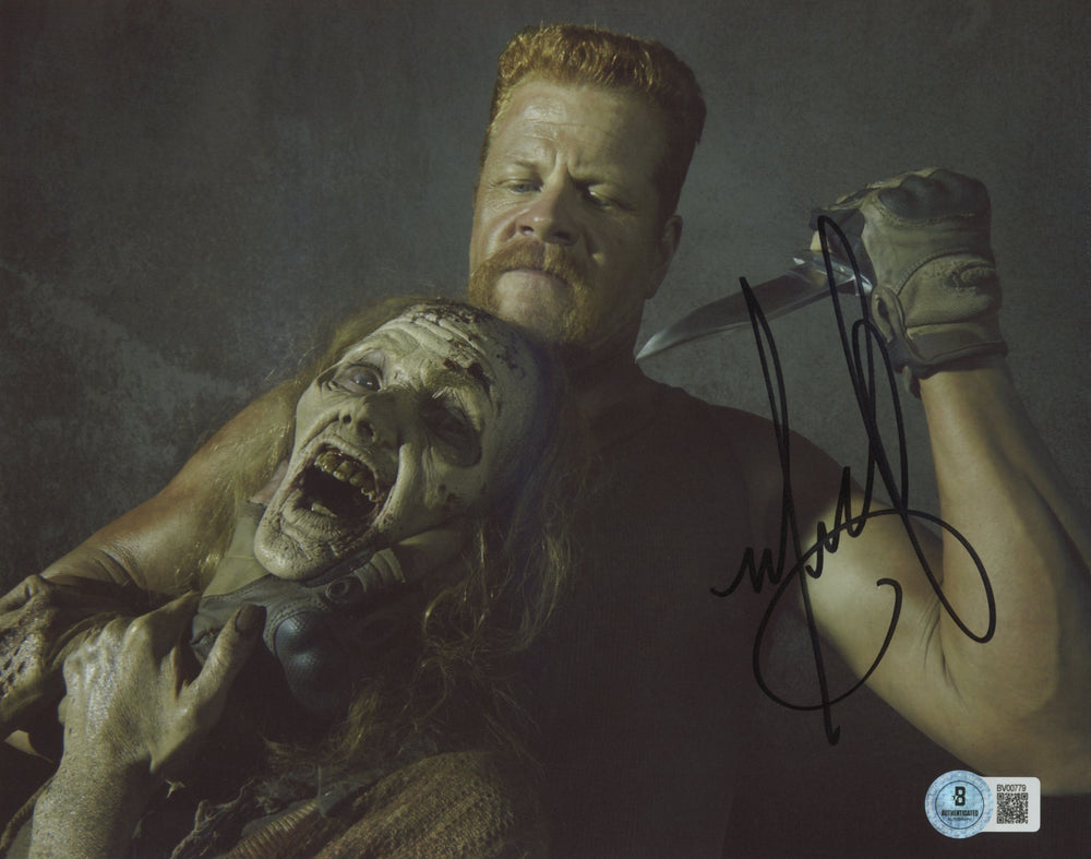 Michael Cudlitz The Walking Dead Authentic Signed 8x10 Photo BAS #BV00779
