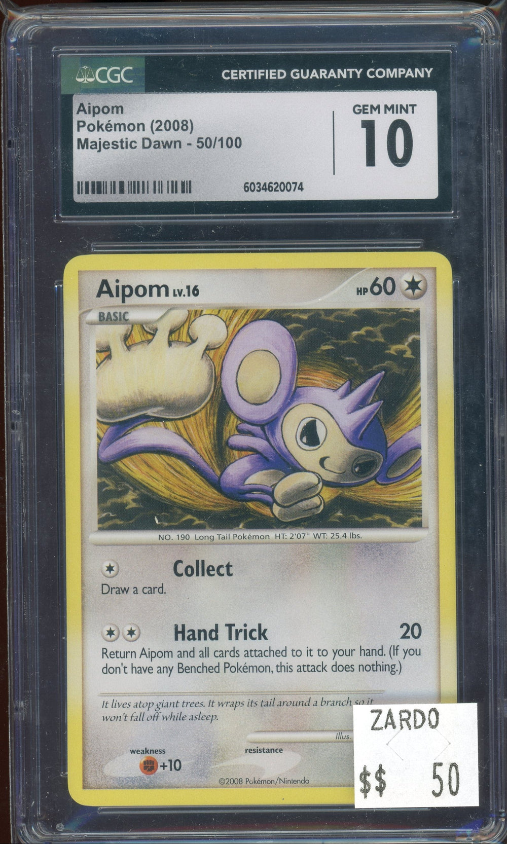 CGC 10 AIPOM MAJESTIC DAWN