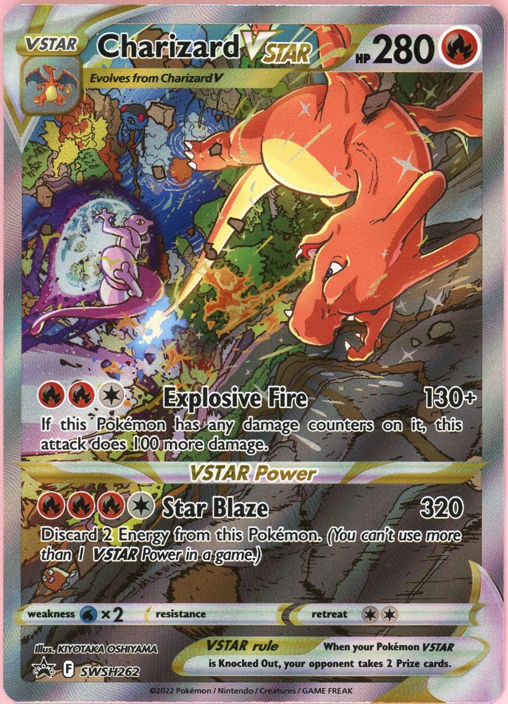Pokemon Single: Charizard VSTAR #SWSH262 Sword & Shield Promo (2022) NM