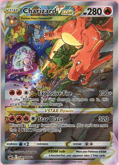 Pokemon Single: Charizard VSTAR #SWSH262 Sword & Shield Promo (2022) NM