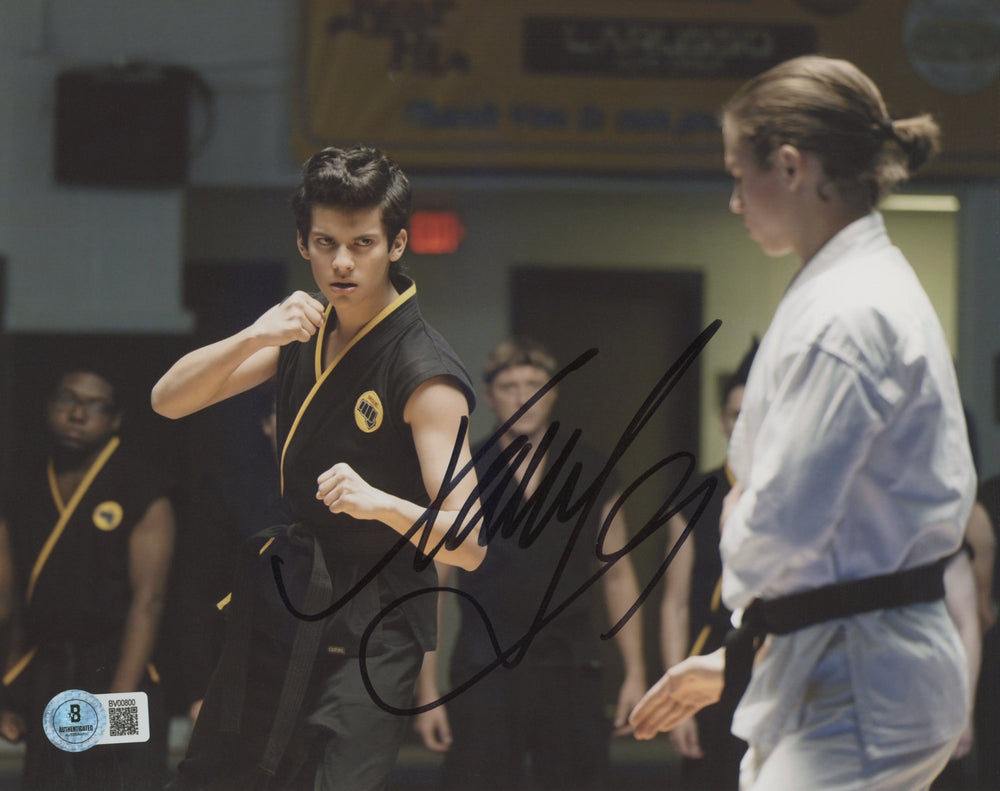 Xolo Mariduena Cobra Kai Authentic Signed 8x10 Photo Autographed BAS #BV00800