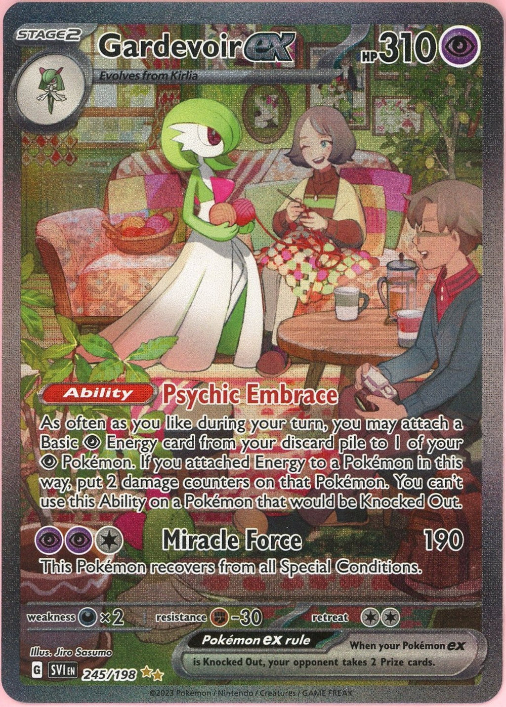 Pokemon Single: Gardevoir 245/198 Scarlet & Violet Base Set (2023) SIR NM